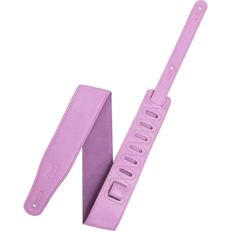 Levy’s M26GFP-PNK Pastel Leather Guitar Strap (Pink)