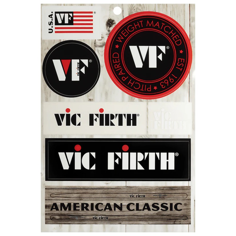 Vic Firth VFSTSHEET Vinyl Sticker Sheet