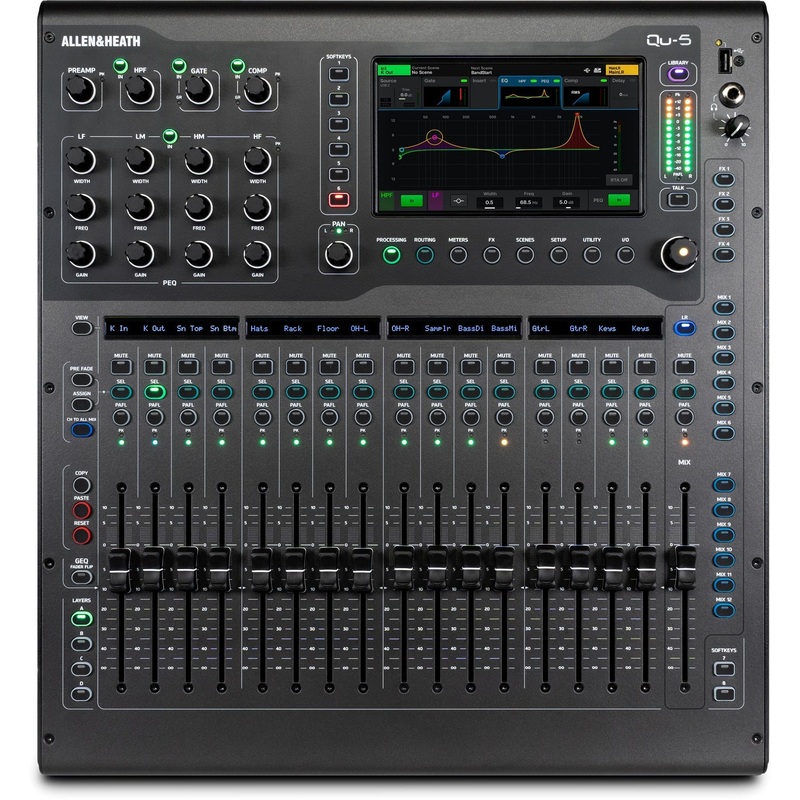 Allen & Heath QU-5 38 Channel / 16 Fader Digital Audio Mixer