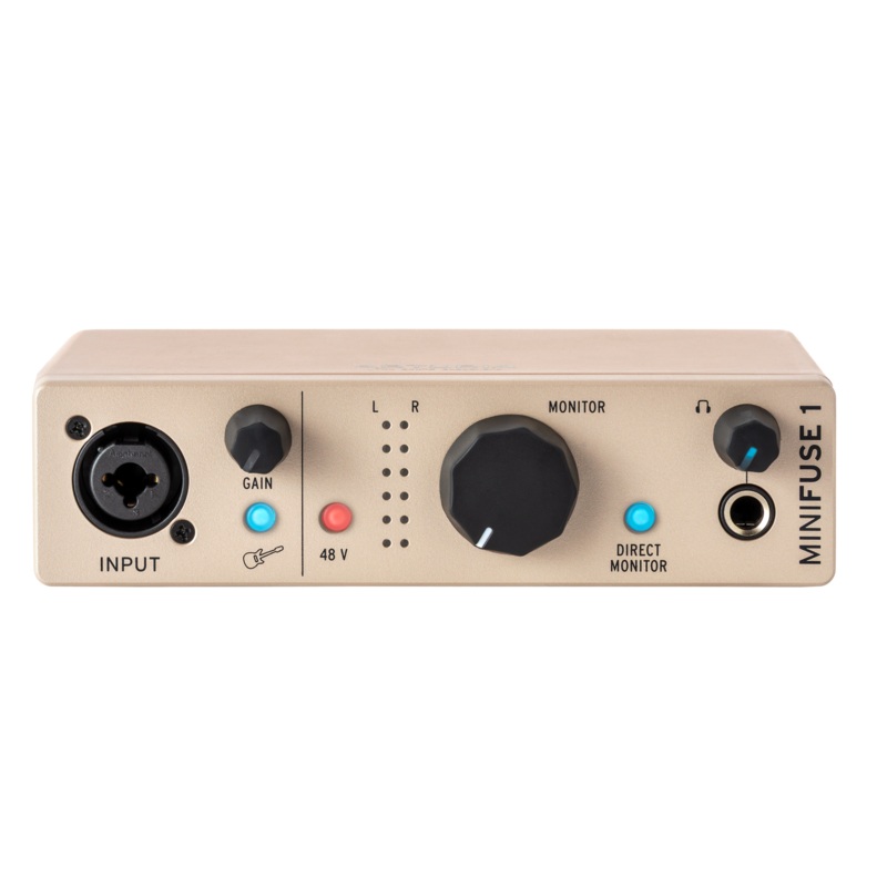 Arturia MINIFUSE1 Limited Edition Versatile Desktop Audio Interfaces (Champagne)