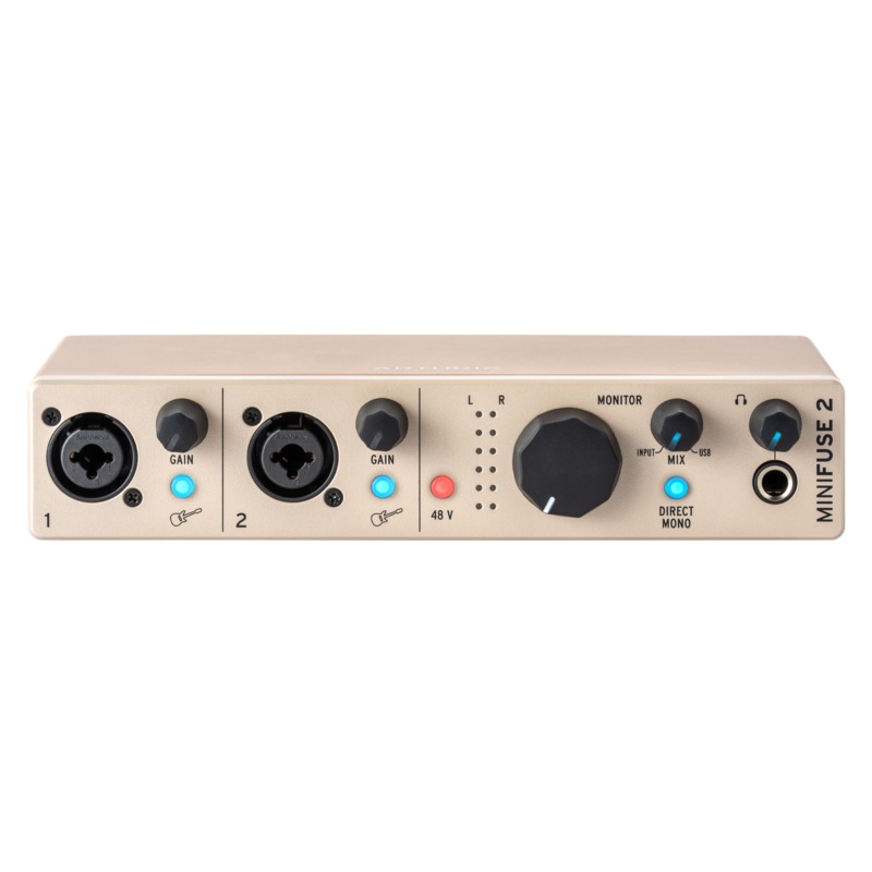 Arturia MINIFUSE2 Limited Edition Versatile Desktop Audio Interfaces (Champagne)