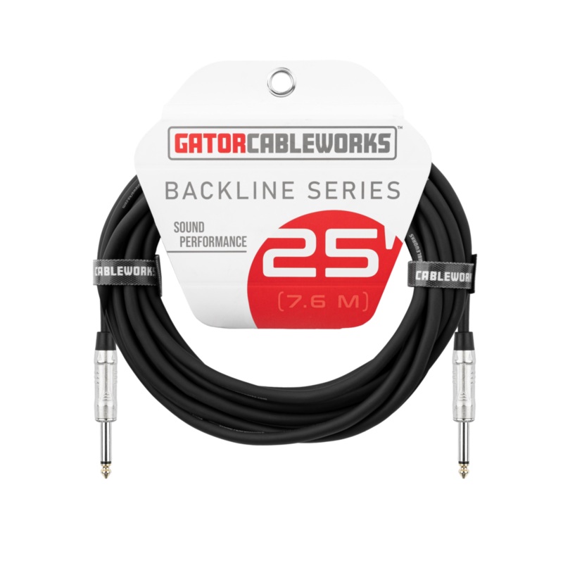 Gator GCWB-SPK-25 Backline Series TS Speaker Cable – 25ft
