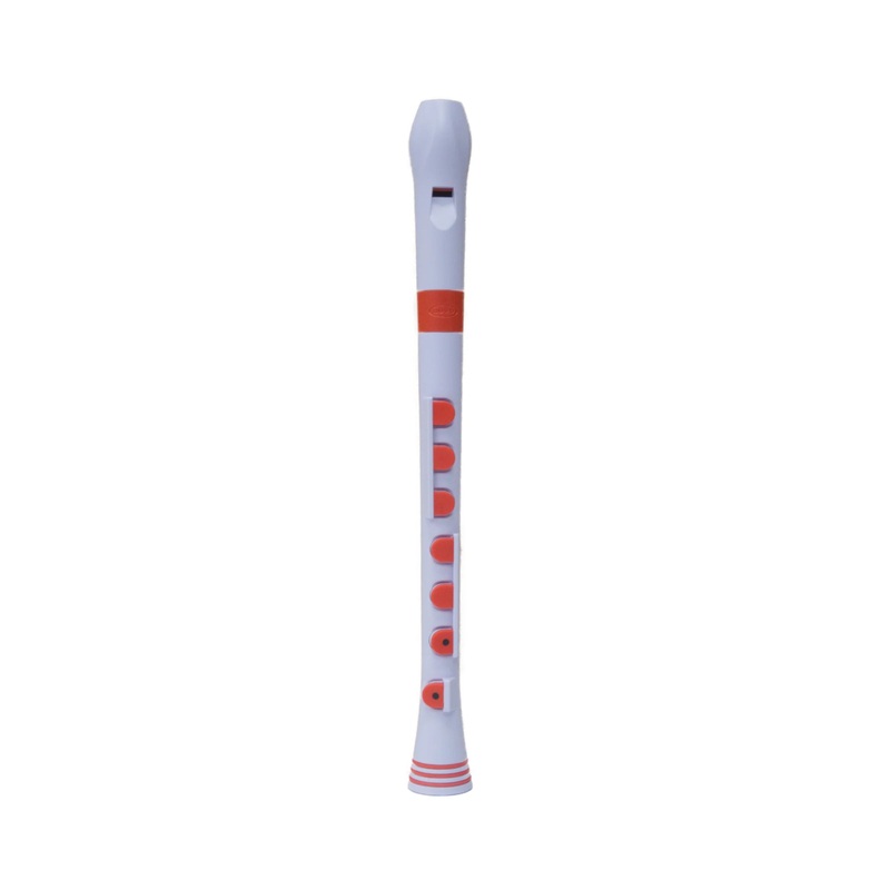 Nuvo N320RDWRB Canadian Collection 30th Anniversary Soprano Recorder+ (White/Red)