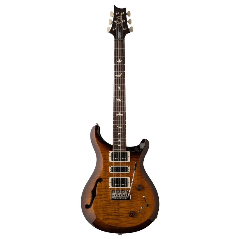 PRS S2 SPECIAL Semi Hollow Electric Guitar (Black Amber)