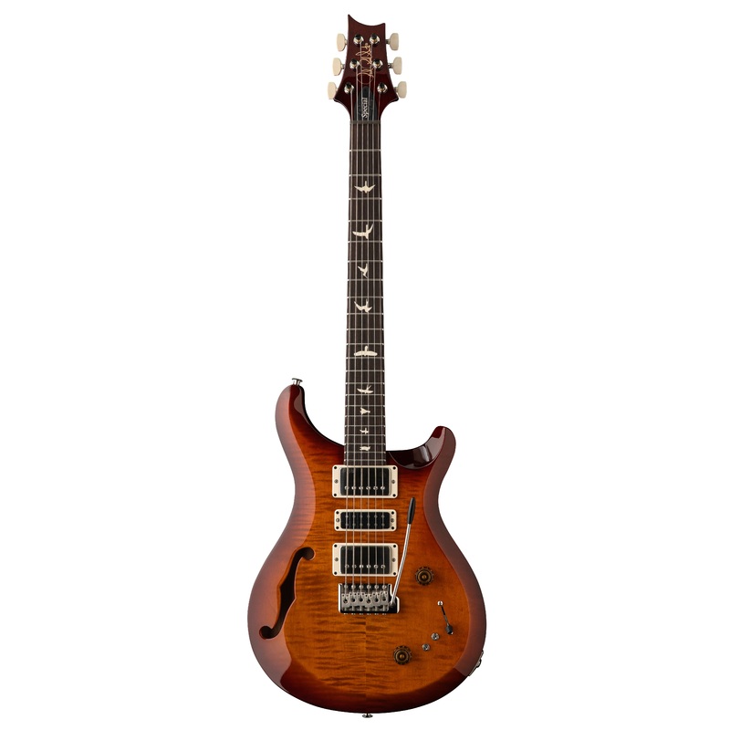 PRS S2 SPECIAL Semi Hollow Electric Guitar (Dark Cherry Sunburst)
