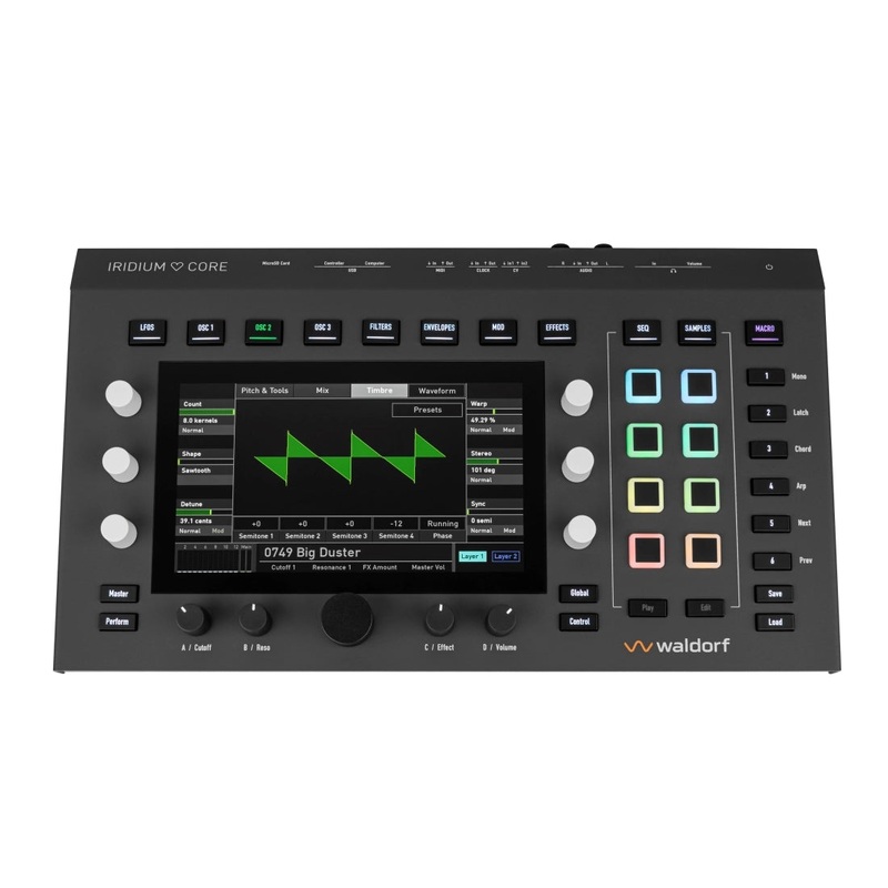 Waldorf IRIDIUM CORE 12-Voice Polyphonic Desktop Synthesizer