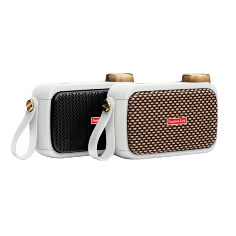 Positive Grid SPARK-GO-PRL Portable Smart Guitar Amp and Bluetooth Speaker (Pearl)