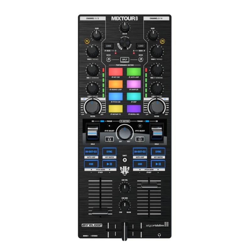 Reloop Mixtour-Pro All-in-One Four-Deck DJ Controller