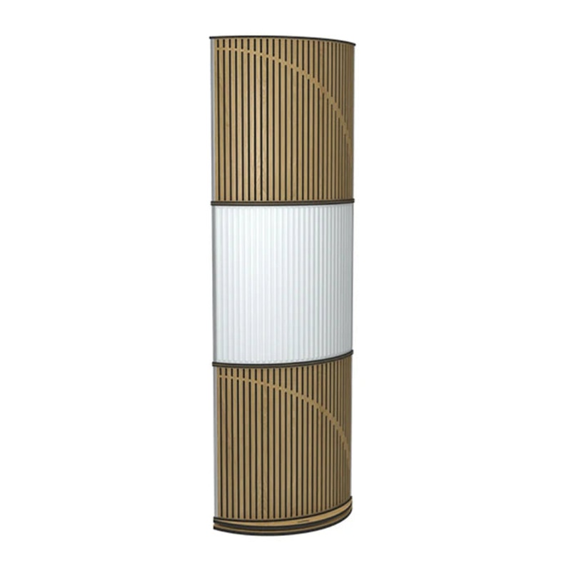 Vicoustic VICB04905 Free-Standing Acoustic Bass Trap (Natural Oak & White)