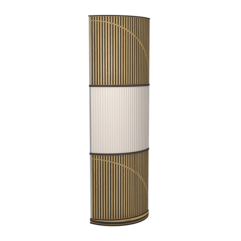 Vicoustic VICB04908 Free-Standing Acoustic Bass Trap (Natural Oak & Light Grey)