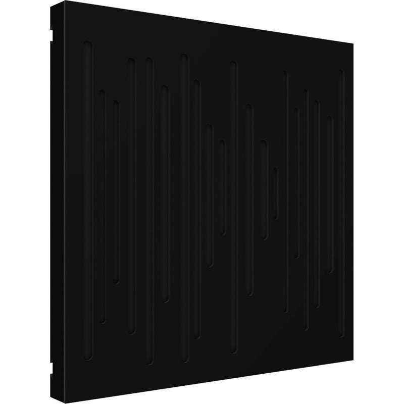 Vicoustic VICB04930 Wavewood Acoustic Panel – Pack of 3 (Matte Black)