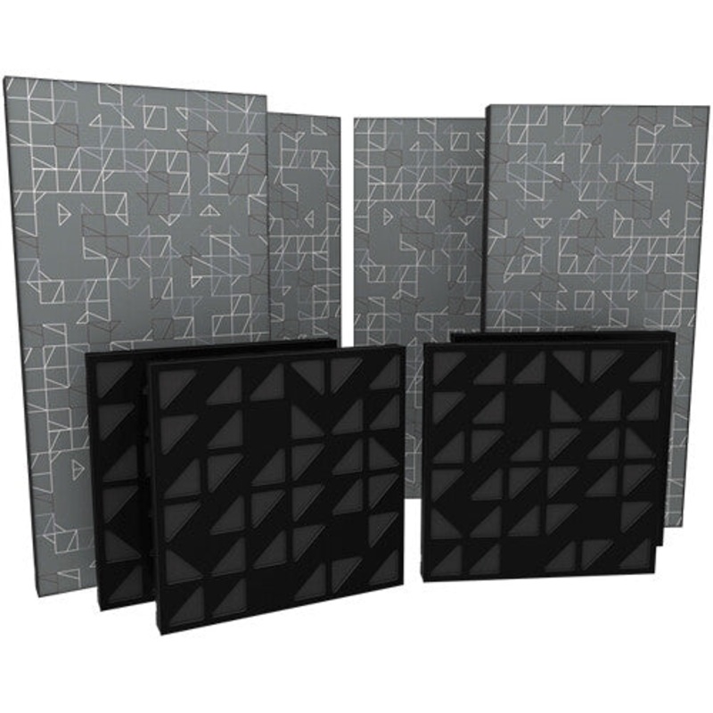 Vicoustic VICB06260 Walls and Ceiling Kit – Pack of 12 (Dark Gray Pattern)
