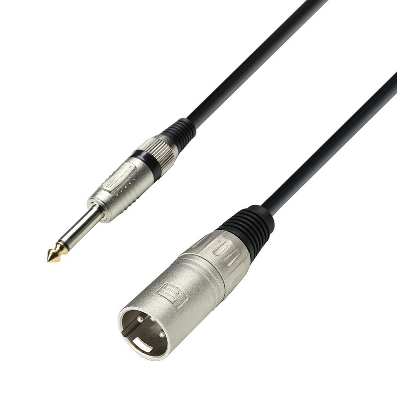Adam Hall 3 STAR MMP 0300 Unbalanced XLR Male x Jack TS Cable – 3m