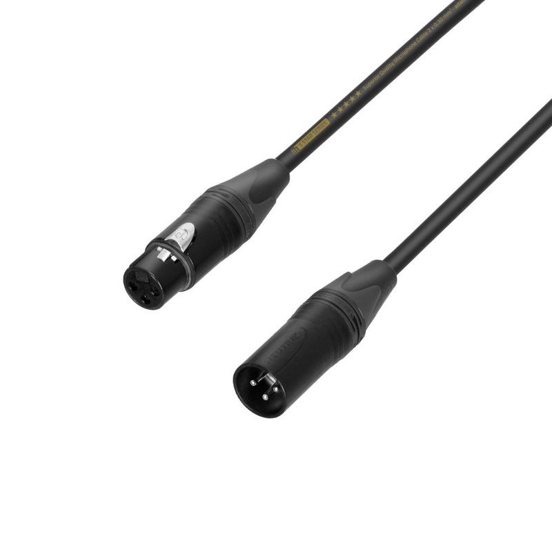 Adam Hall 5 STAR MMF 0300 Neutrik XLR Female To XLR Male Microphone Cable – 3m
