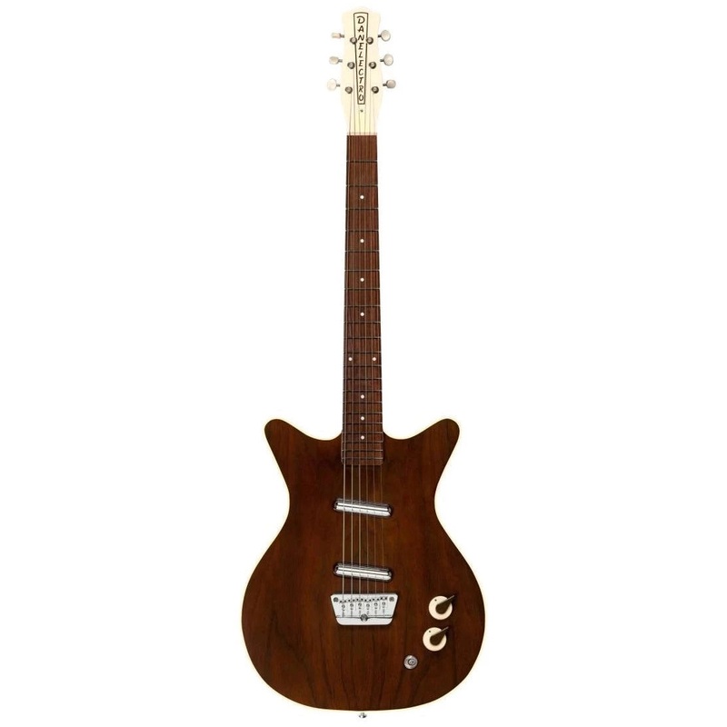 Danelectro 59 DIVINE Semi Hollow-Body Electric Guitar (Dark Walnut)