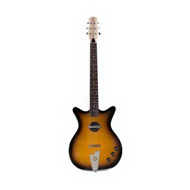 Danelectro CONVERTIBLE Acoustic Electric Guitar (Tobacco Sunburst)