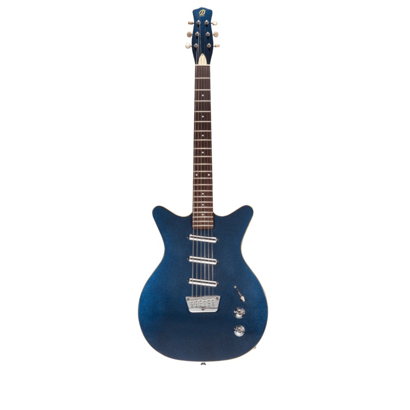 Danelectro TRIPLE DIVINE 59 Electric Guitar (Blue Metallic)