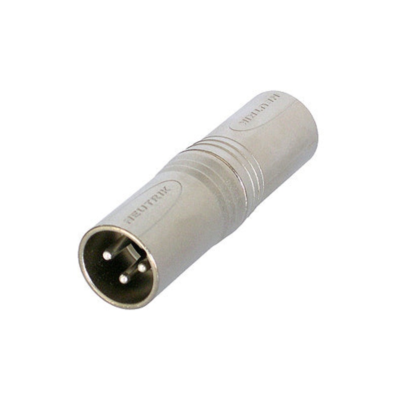 Neutrik NA3MM XLR Male To XLR Male Adaptor