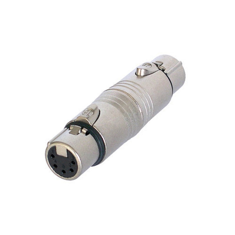 Neutrik NA5FF XLR Female 5Pin To XLR Female 5Pin Gender Changer