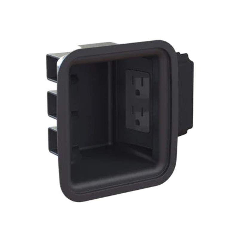 Peerless-AV ACCXT400 Recessed Power Outlet with Low Voltage In-Wall Cable Routing