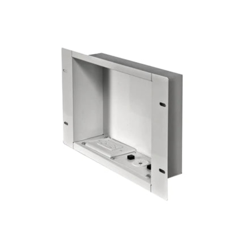 Peerless-AV IBA2AC In-Wall Accessory Box with 125V Duplex Power Receptacle