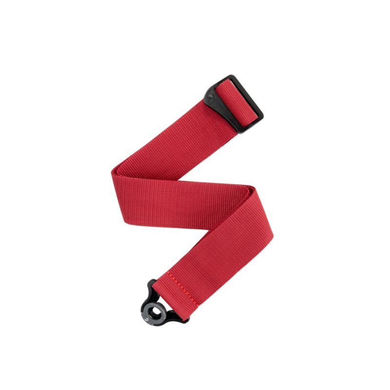 Planet Waves PWSAL401 Auto Lock Guitar Strap (Red)
