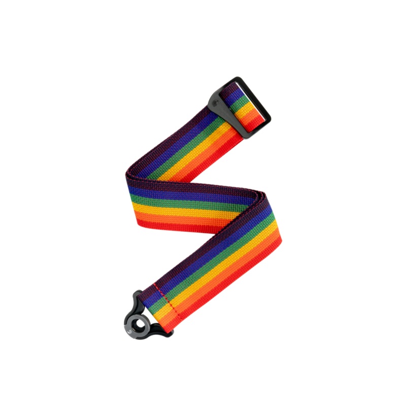 Planet Waves PWSAL411 Auto Lock Guitar Strap (Rainbow)