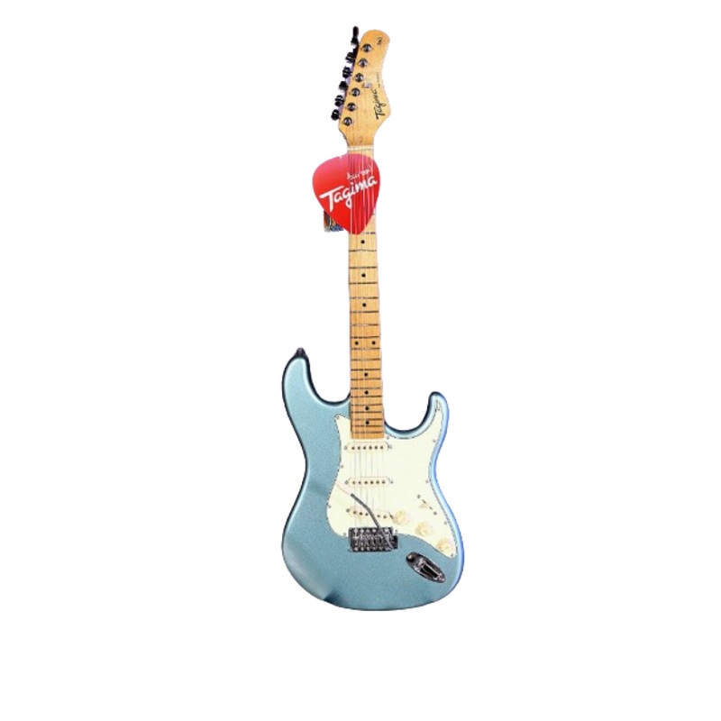 Tagima TG 530-LPB-LF/AWH Electric Guitar (Lake Placid Blue)