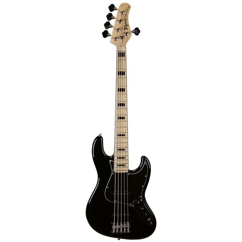 Tagima TJB 5 BK-LF/BK Electric Bass Guitar (Black)