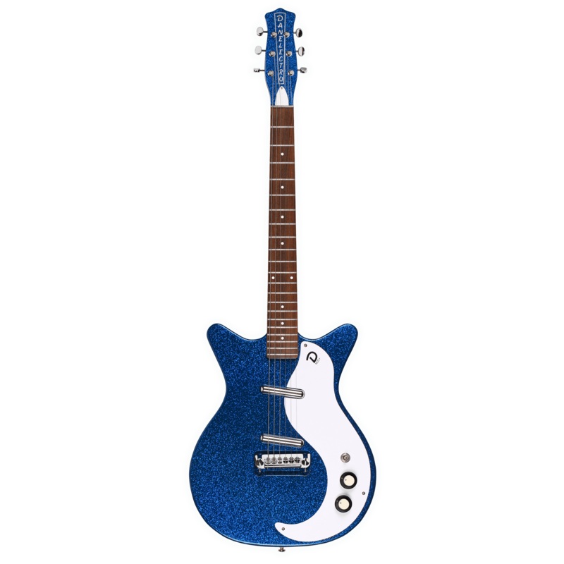 Danelectro 59M NOS+ Series Electric Guitar (Blue Metalflake)