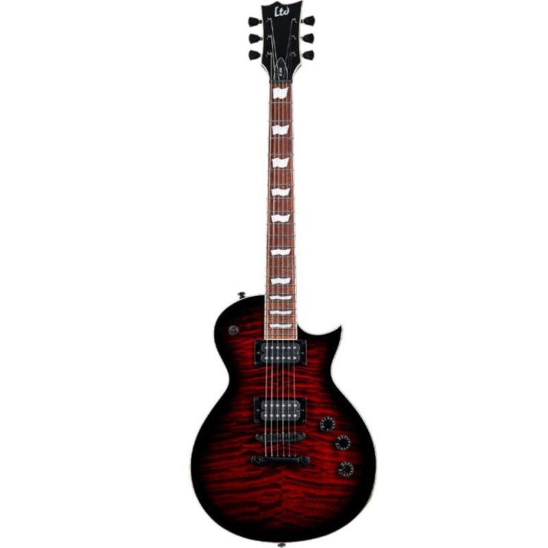 ESP EC-256QM Electric Guitar (See Thru Black Cherry Sunburst)