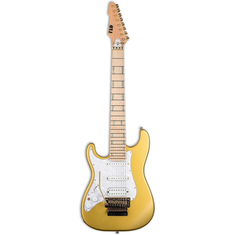 ESP LTD JRV-8FR 8 String Left-Handed Electric Guitar (Metallic Gold)