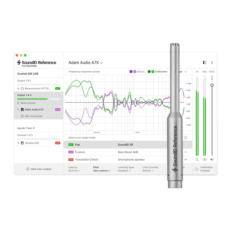 Sonarworks SoundID Reference for Speakers & Headphones with Measurement Microphone (Box)