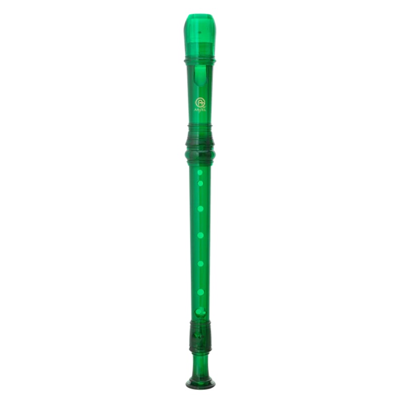 Angel ASRB-251-GR Soprano 2pc Recorder Baroque (Green)