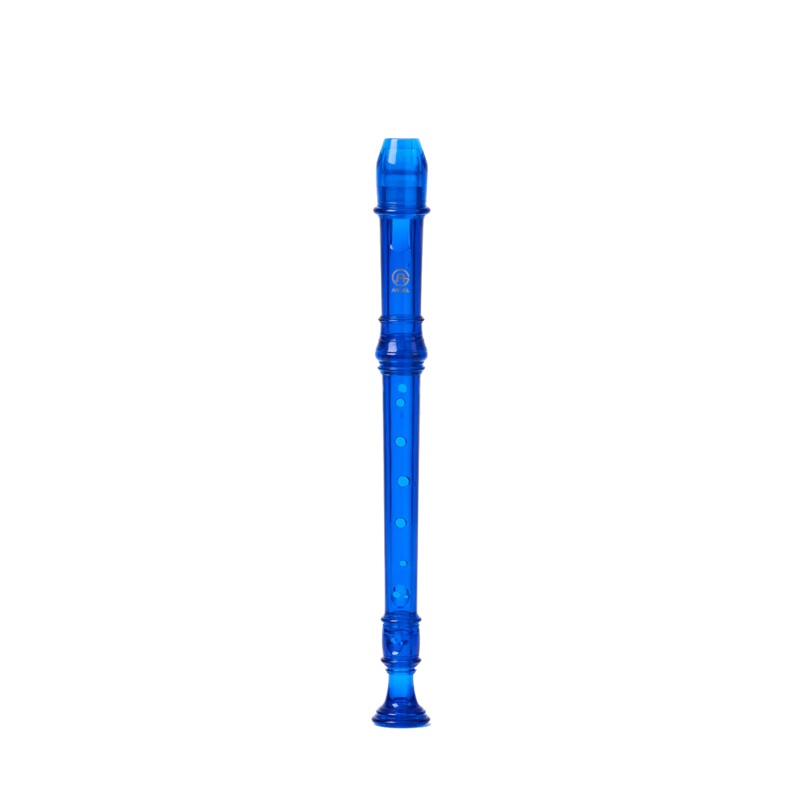 Angel ASRG-300T-OC Soprano 2pc German Recorder (Ocean Blue)