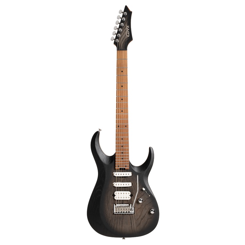 Cort X700 TRIALITY Electric Guitar (Open Pore Black Burst)