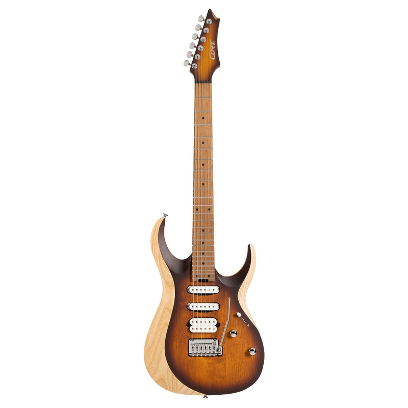Cort X700 TRIALITY Electric Guitar (Open Pore Vintage Burst)