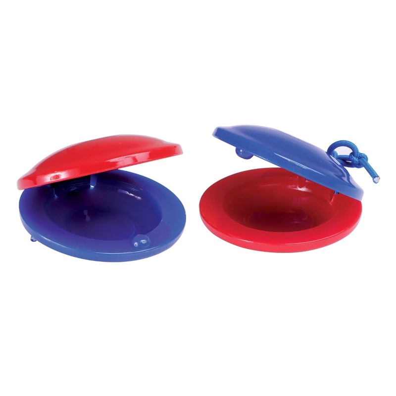 Granite Percussion GP-CASTPL Plastic Castanets – 2.5″ (Set of 2)