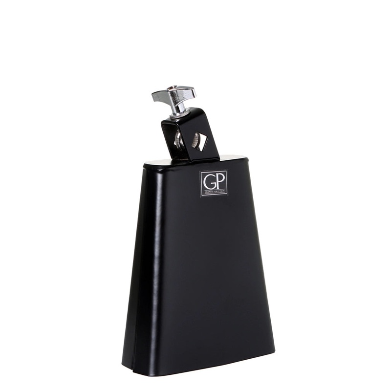 Granite Percussion GP-COWBELL5 Metal Cowbell – 5″ (Black)