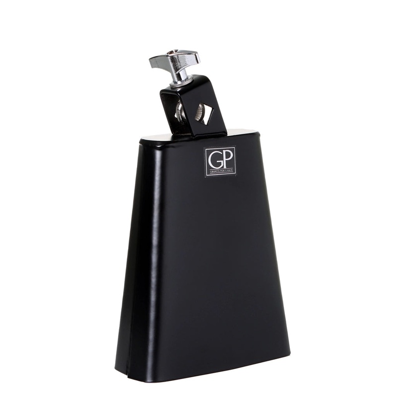 Granite Percussion GP-COWBELL6 Metal Cowbell – 6″ (Black)