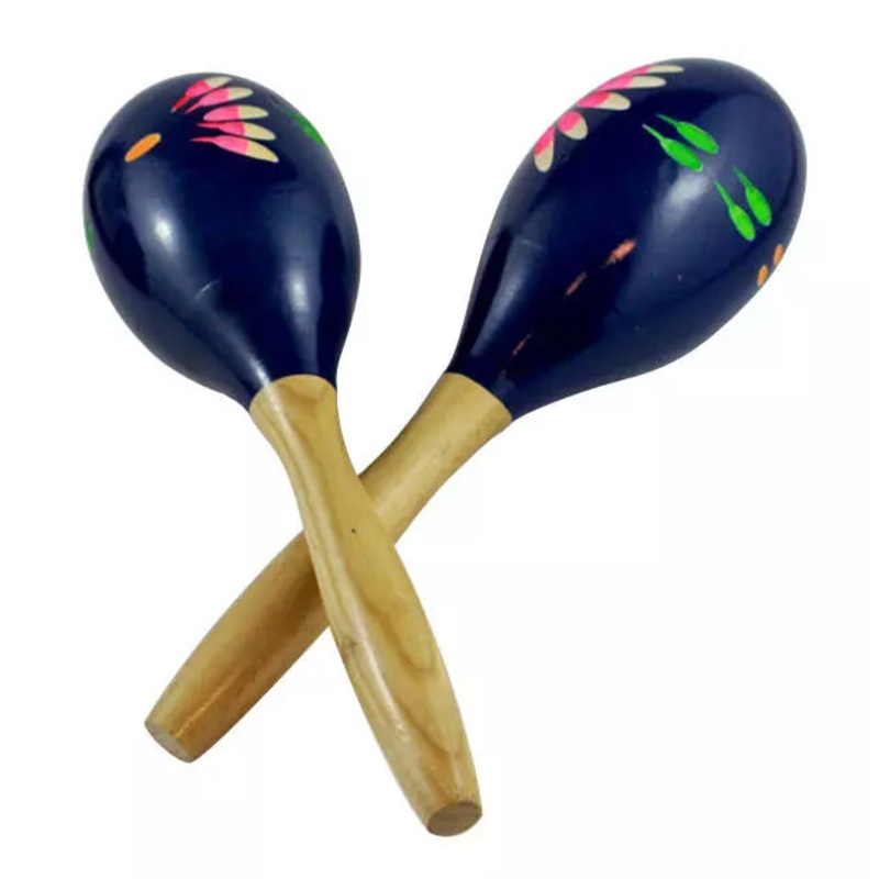 Granite Percussion GP-MARACA1 Wooden Maracas – 8″