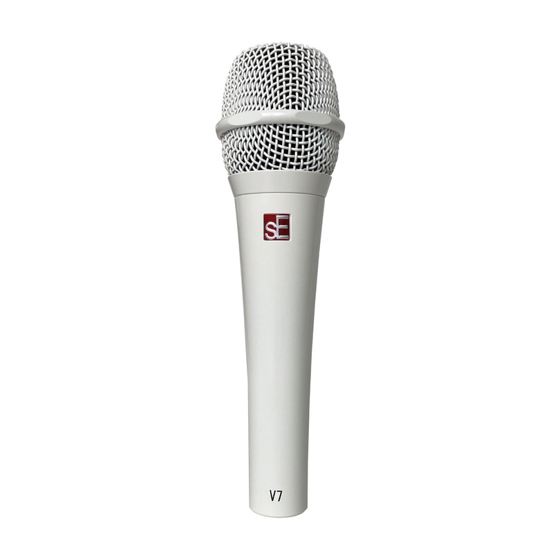 SE Electronics V7 Super Cardioid Dynamic Microphone (White)