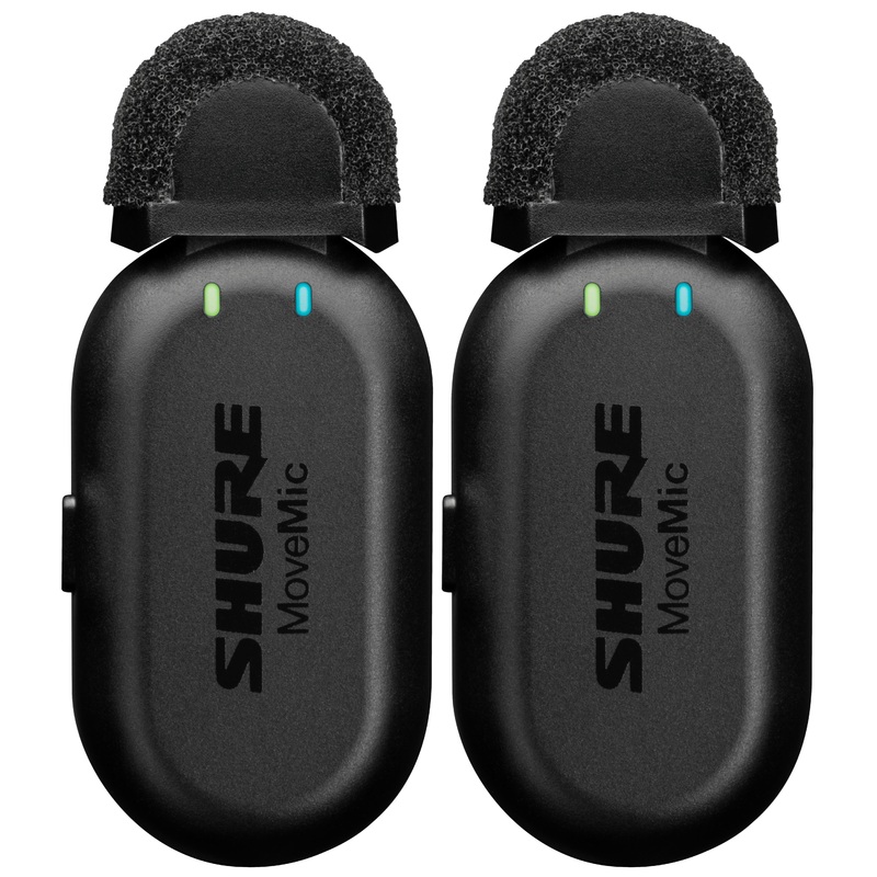 Shure MOVEMIC Two-Channel Direct to Phone Wireless Lavalier Microphone System
