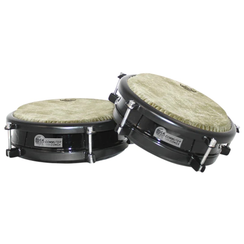 Toca TCCD-10-11S Commuter Congas  with Double Stand – 10″/11″