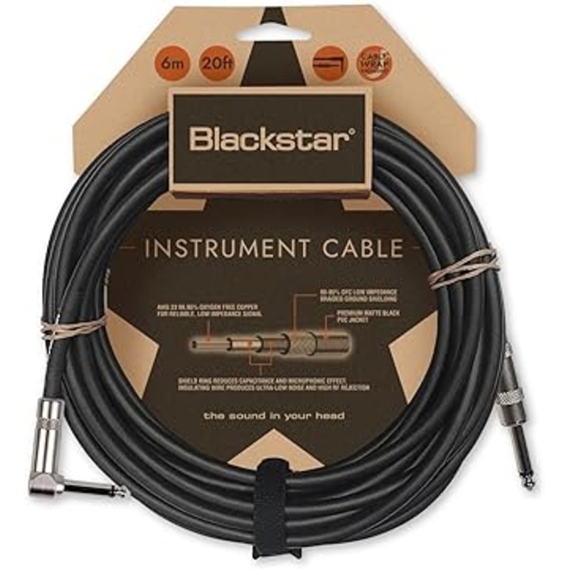 Blackstar BS-CBLSTD3MSA 1/4″ To 1/4 Standard Cable – 3M (Angle)