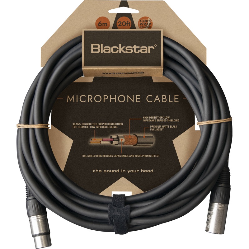 Blackstar BS-CBLXLR3MFM XLR/XLR M to F Cable – 3M