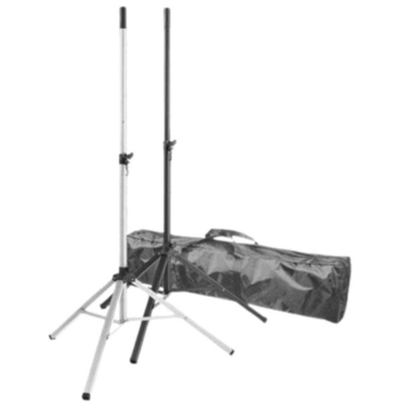 K&M 37175 Speaker Stand with Carry Bag (Set of 2)