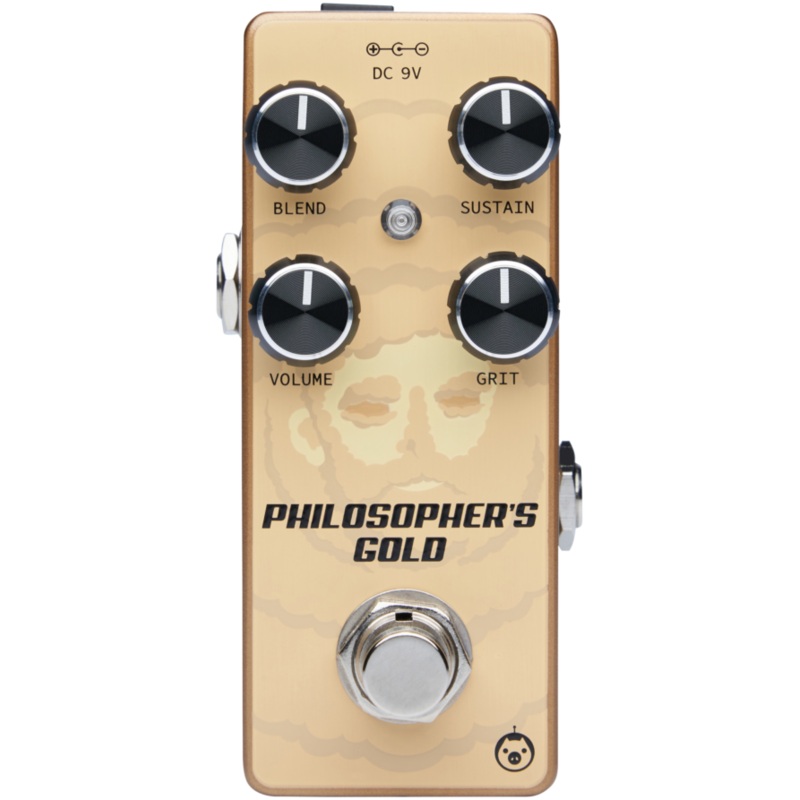 Pigtronix PHILOSOPHERS GOLD Sustain/Distortion Pedal