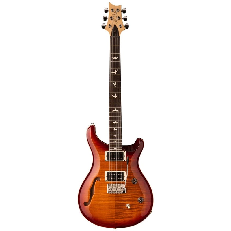 PRS CE 24 Semi Hollow-Body Electric Guitar (Dark Cherry Sunburst)