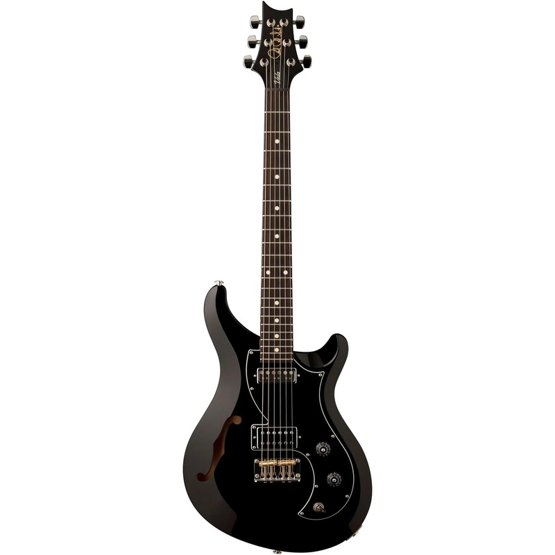 PRS S2 VELA Semi Hollow-Body Electric Guitar (Black)